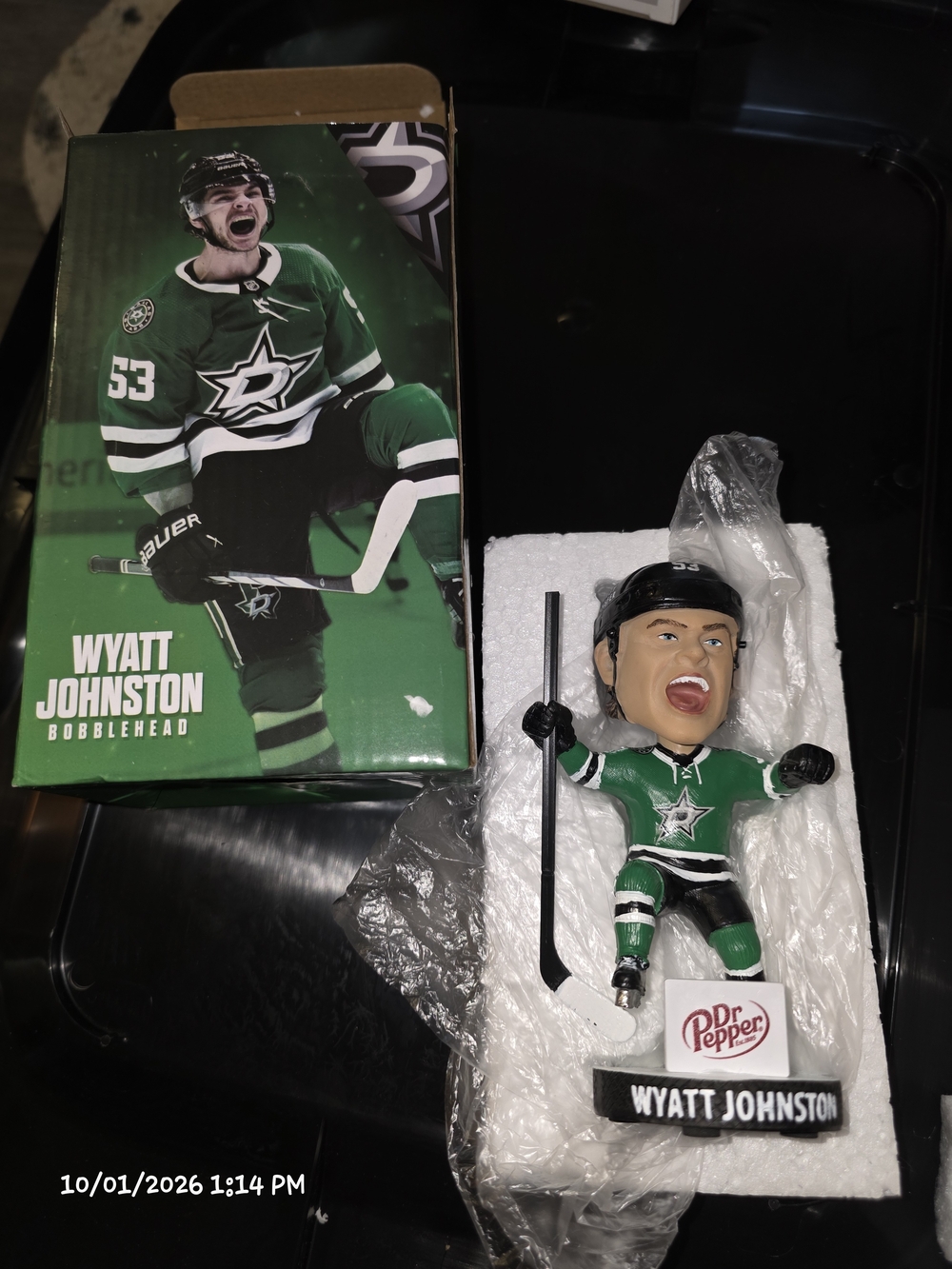 Dallas Stars NHL Wyatt Johnson #53 Bobble Head SGA - BRAND NEW